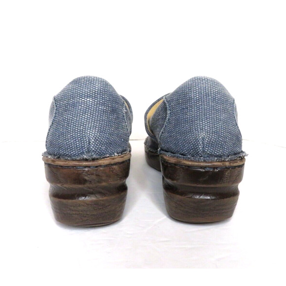 Born Concept BOC Womens Denim Clog Comfort Blue Slip On Shoes C13054 - Size 11 - Picture 8 of 10
